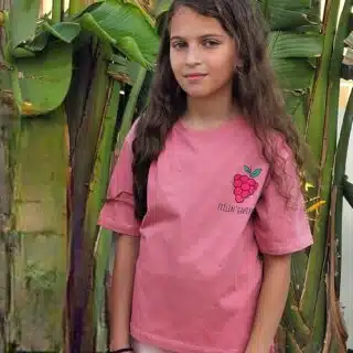 Oversized 'FEELIN' GRAPEFUL!' jersey T-shirt 100% cotton