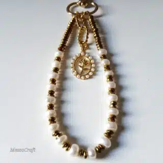 Pearls bag charms