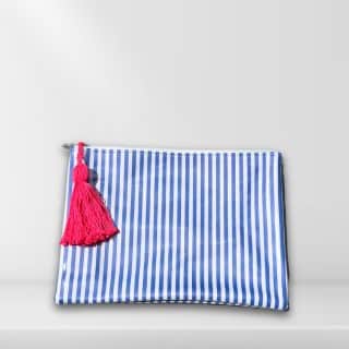 Blue & White Striped