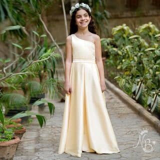 Lumineuse Satin Gown