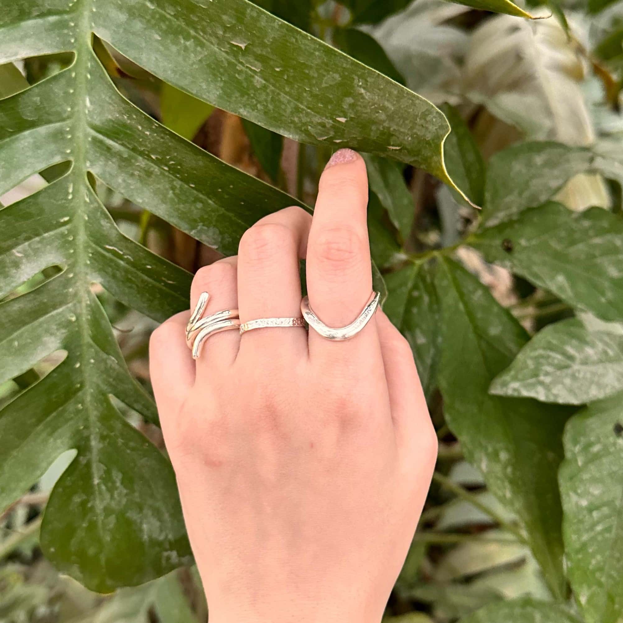 Simple texture ring 4 555556