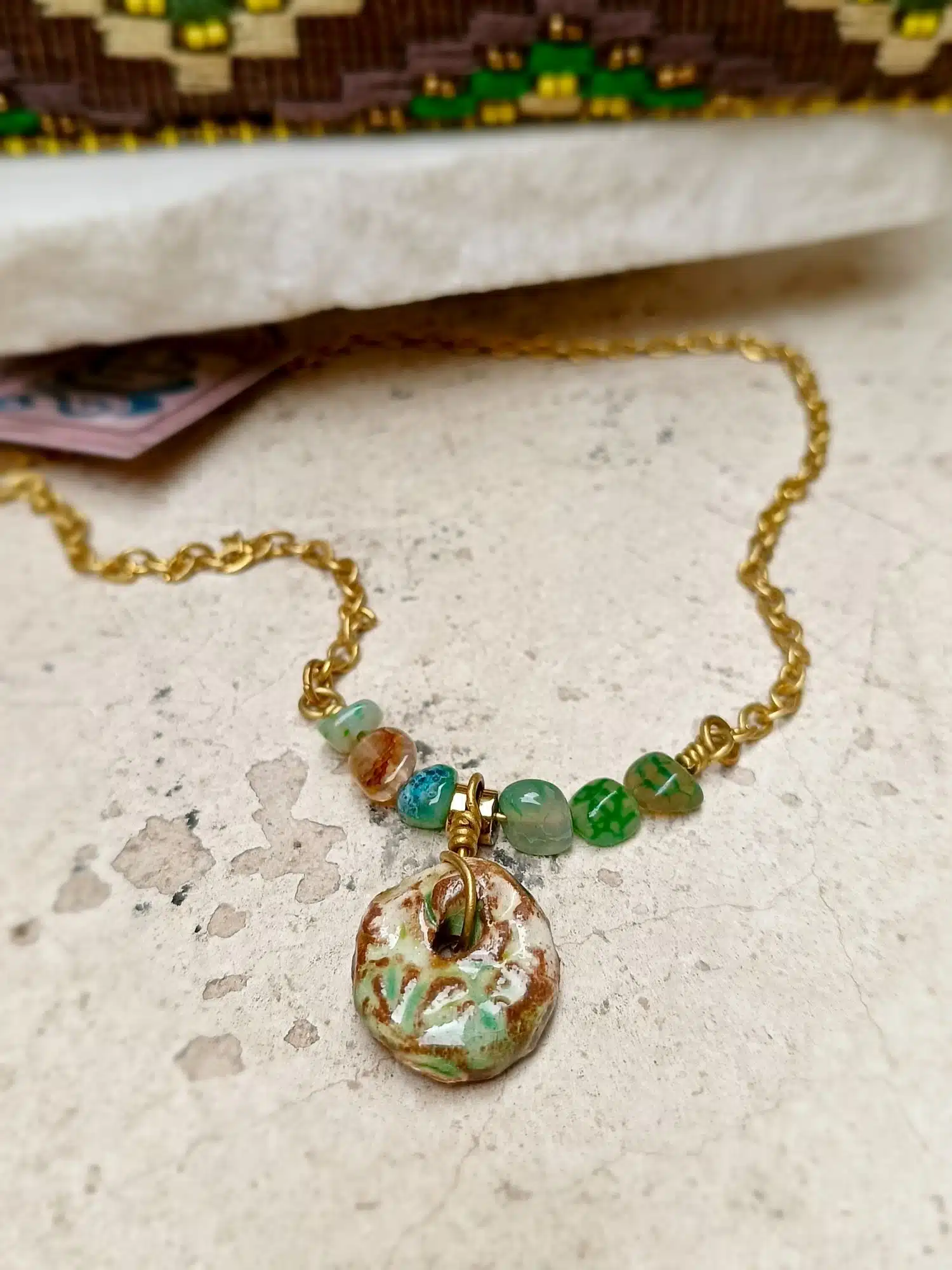 سلسلة نحاس خزف تونس 1 سلسلة نحاس خزف تونس