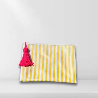 Yellow & White Striped