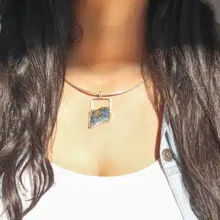 Handmade Sterling Matte Silver Pendant Code (861)