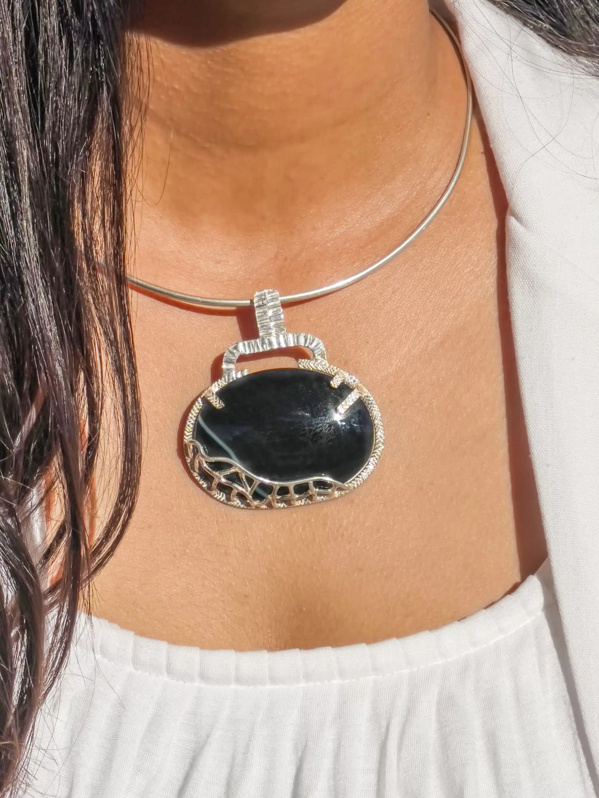 Handmade Sterling Silver Pendant Code (862) 1 Handmade Sterling Silver Pendant Code (862)