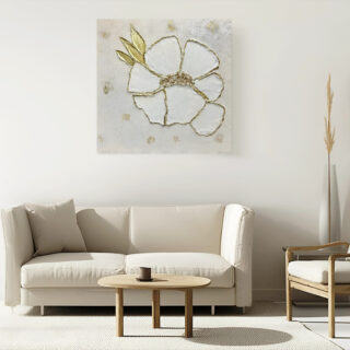 Golden resin flower✨