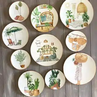"Boho Corner" Wall Plates Collection