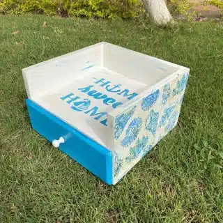 Sea Shells Plates & Cutlery Organizer