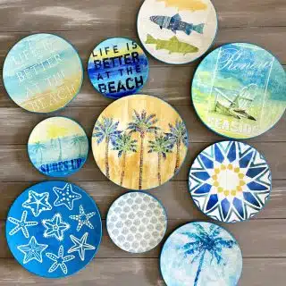 "Life is Better at The Beach" Wall Plates Collection