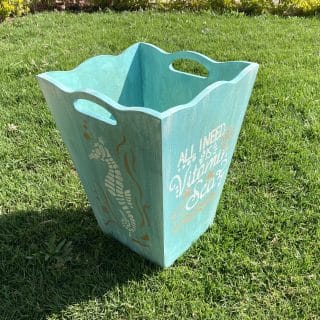 Summer Basket Washed Blue