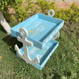Sea Blue Anchor Tray