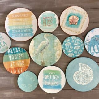 "Summer Vibes" Wall Plates Collection