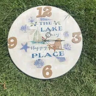"The Lake" Summer Wall Clock