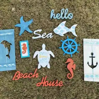 Coral x Retro Blue Summer Decor 2