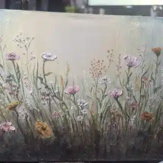 Texture flowers tableau