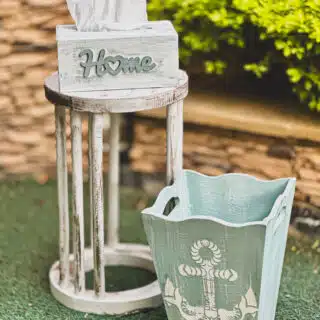 anchor set of tissue box and basket