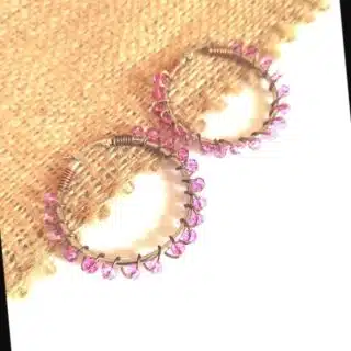 حلق من الكريستال. هاند. ميد