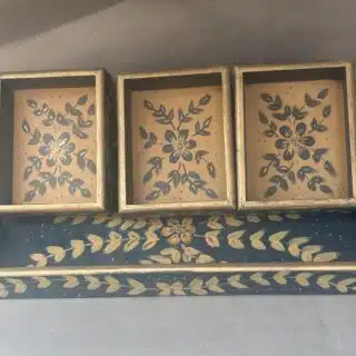 Snack tray hand painting