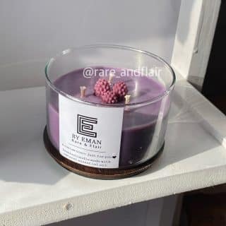 3-wick scented candle