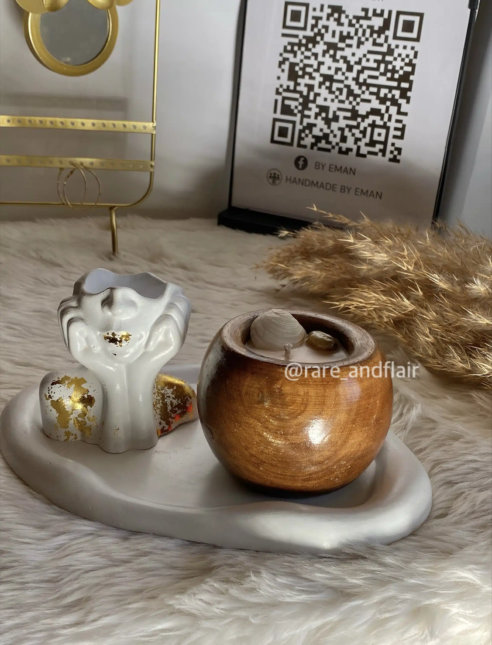 wooden pot scented candle 1 wooden pot scented candle