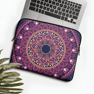 Mandala laptop sleeve