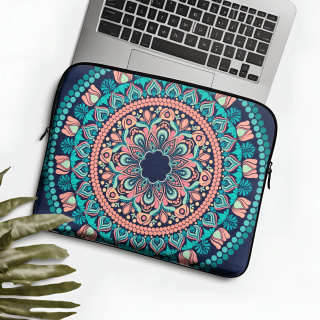 Mandala laptop sleeve