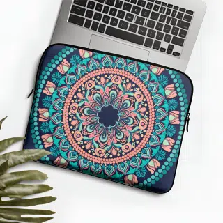 Mandala laptop sleeve