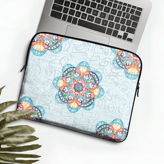 Mandala laptop sleeve