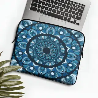 Mandala laptop sleeve