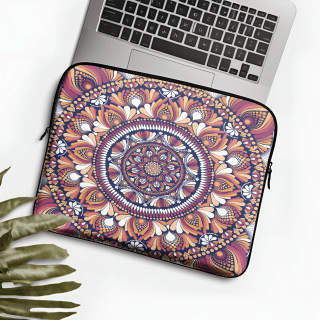 Mandala laptop sleeve