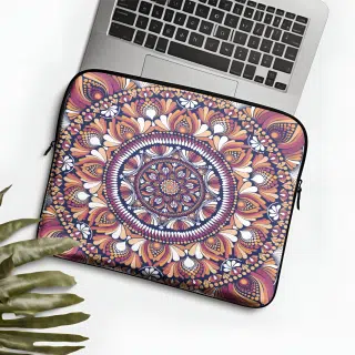 Mandala laptop sleeve