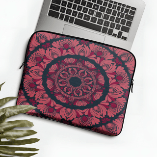 Mandala laptop sleeve