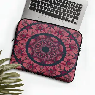 Mandala laptop sleeve