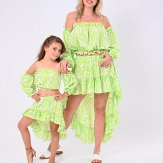 Mum & Daughter Ruffle Set