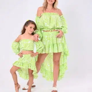 Mum & Daughter Ruffle Set