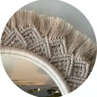 Macrame Mirror 45CM