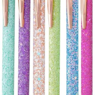 set of 6 pcs glitter pens