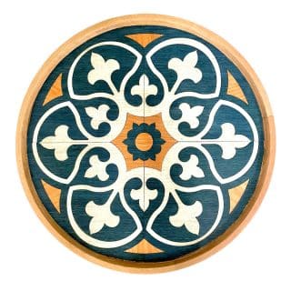 Side table blue charm