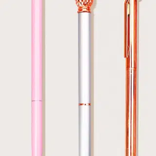 Set of 3 Ballpoint Pens Kit, Metal Pen