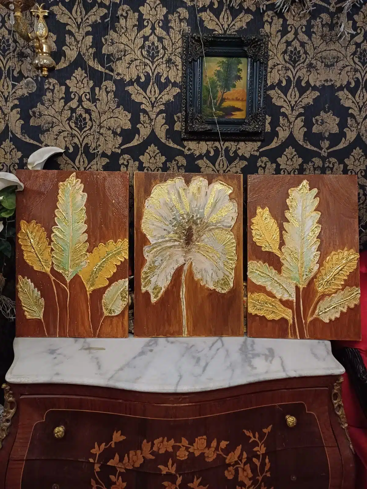 Whispers of the Leaves 2 acrylic canvas