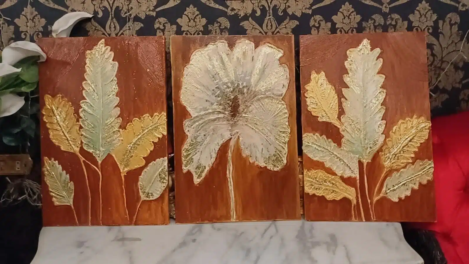 Whispers of the Leaves 3 acrylic on canvas