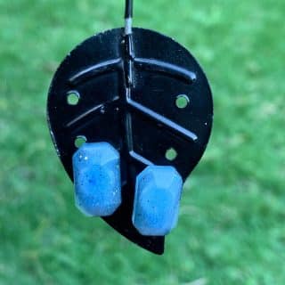 Handmade 925 Silver Synthetic Opal Earrings