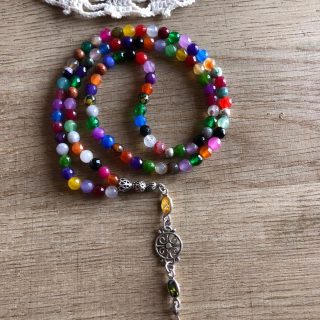 925 Silver Mix Stone Rosary