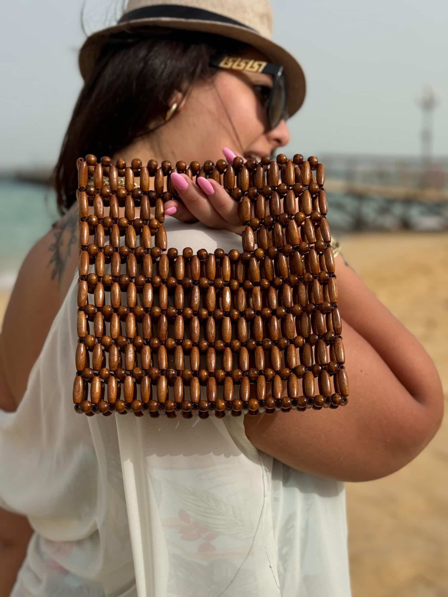 Bella 1 Wooden Clutch