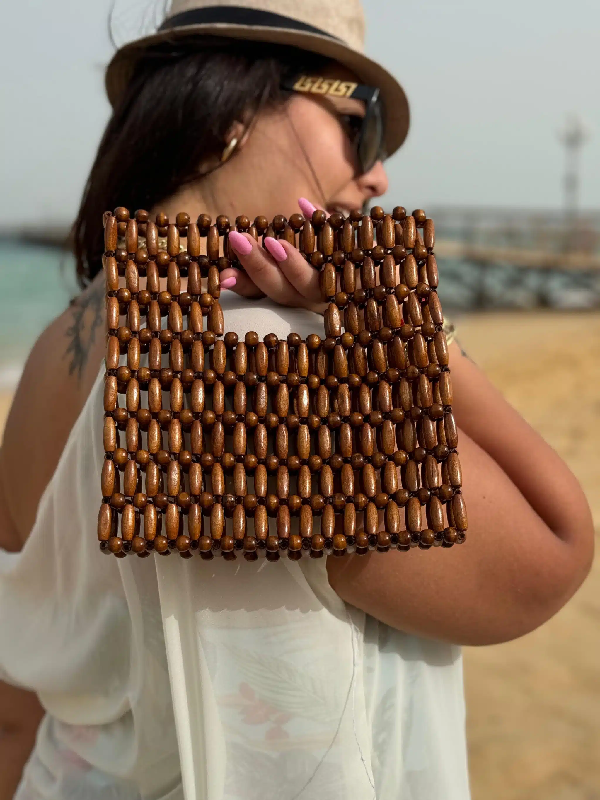 Bella 1 Wooden Clutch