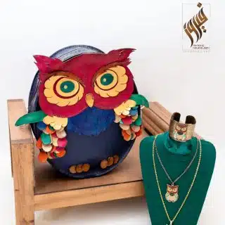 شنطه جلد طبيعي مبهجه