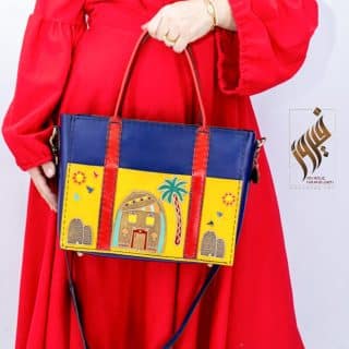 نوبي استايل شنطه جلد طبيعي مبهجه