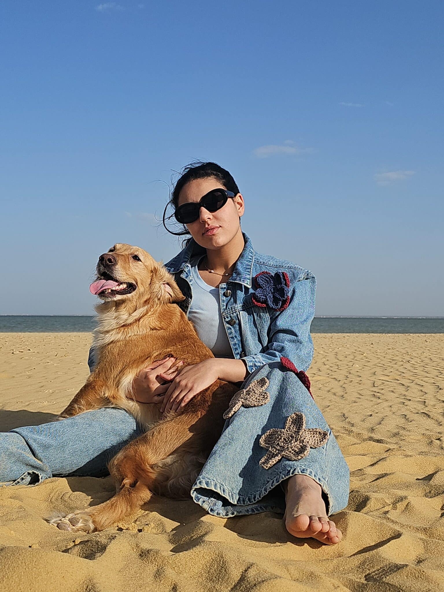 HAZEL Flower Jeans Jacket 1 HAZEL Flower Jeans Jacket