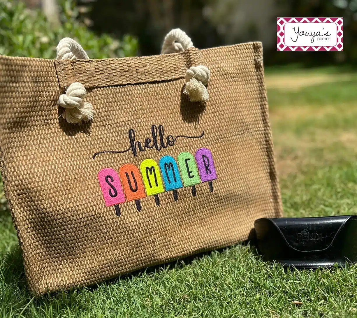 Hello Summer beach bag 1 Hello Summer beach bag