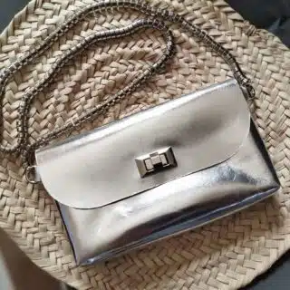 Silver bag ( leather)